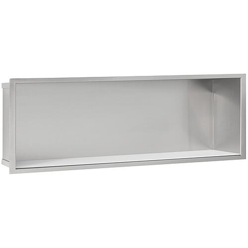 Wall niche WxHxD: 924x324x100 mm Stainless steel rear wall