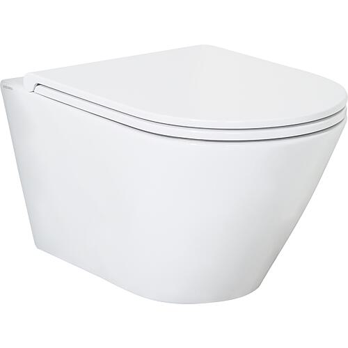 Combi Pack Jacui rimless wall-hung WC with WC seat Standard 1