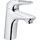 Washbasin mixer Grohe Eurostyle S-size, projection 110mm, chrome, cold at centre position, open lever, push-open drain