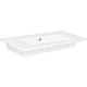 Vasque Lipuda lxhxp : 610x150x460 mm 1 trou robinet céramique blanc