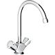 2-handle sink mixer Grohe Costa, swivel spout, projection 182 mm, chrome