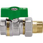 Fresh water ball valve, brass, Aster ACS