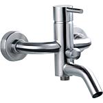 Inox Round bath mixer