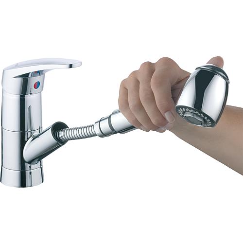 Flush mixer Swingo², with pull-out spray gun Funktion 1