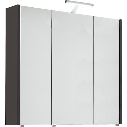 Mirror cabinet with LED lighting, 850 mm width Standard 2