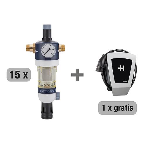 Aktionspaket 15 x WS - Hauswasserstation (93 904 16 ) + 1 x gratis Wallbox ( 62 063 22)