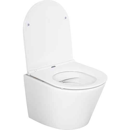 WC suspendu à fond creux Amur Compact sans bride Anwendung 2