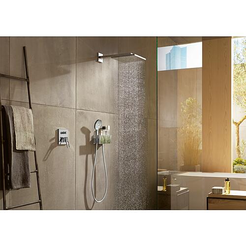 Head showers Hansgrohe Raindance E 300 1jet 300 x 300 mm, with shower arm 390 mm Anwendung 3