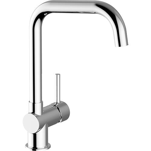 Sink mixer Nevado round with swivel spout, 192 mm projection, chrome