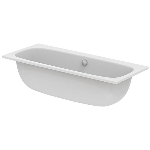 Ideal Standard i.life Duo Bathtubs WxHxD: 1700x450x750mm, capacity: 280 litres, white acrylic