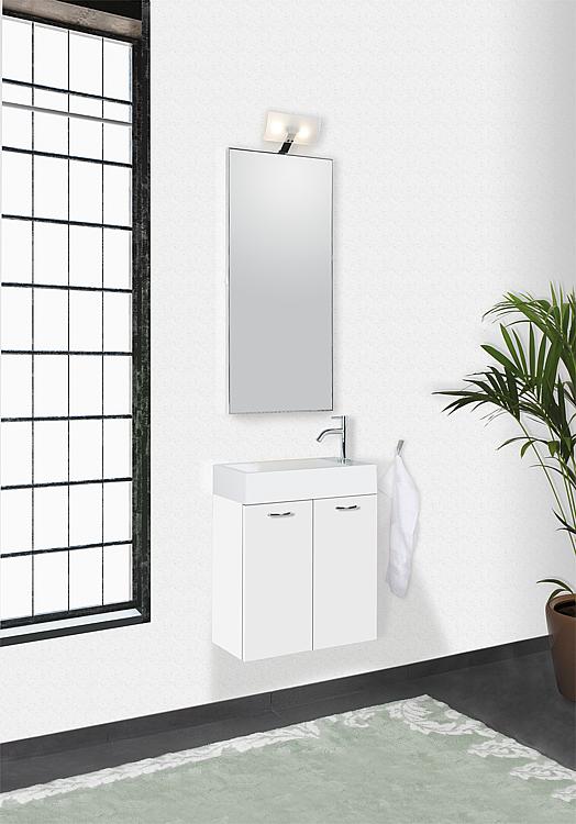 Enisar Bathroom Furniture Set Mas Series White High Gloss