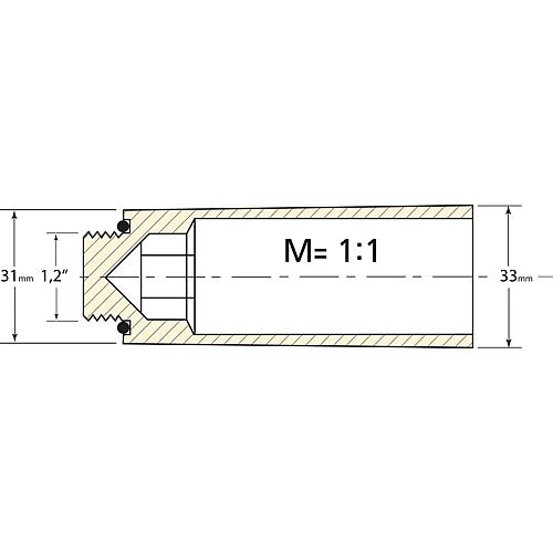 Fertigbaustopfen DN 15 (1/2“) Standard 2