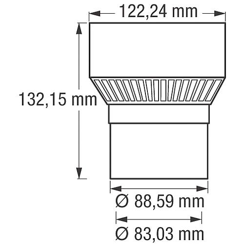 Active carbon brush filter DN 70 / DN 100 Standard 2