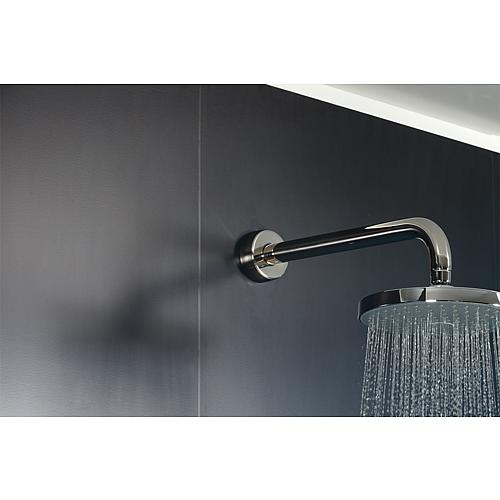 tube raccord mural tete de douche L=500mm inox poli