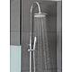 Shower system Rhodos with handheld rod shower and thermostat Anwendung 5