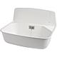 Plastic draining sink ôMarionö, no wall bracket 525 x 376 x 342 mm, white