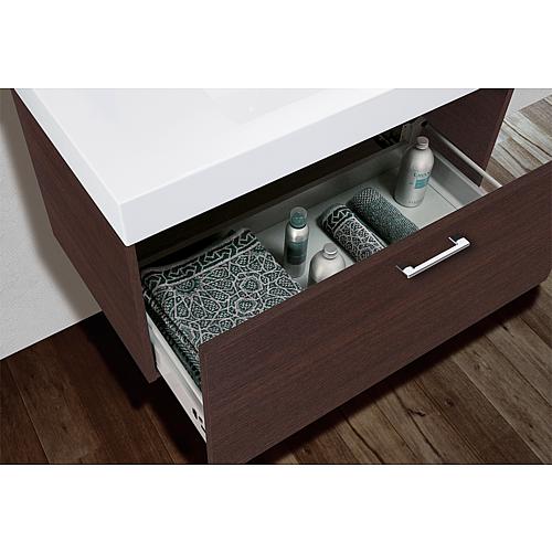 Bathroom furniture set ELISA, series MAA, dark oak, 1 drawer, width 905 mm