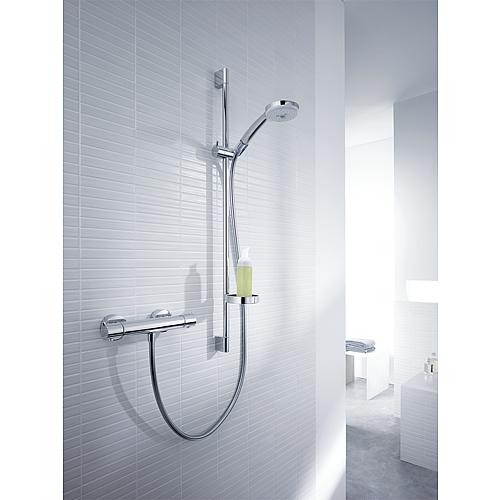 Shower set with Ecostat Combi Croma 100 Multi and Unica’ C shower rail