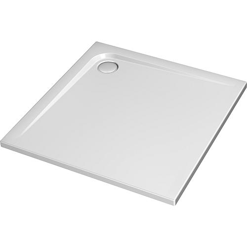 Ultra Flat shower tray, square WxHxD: 800x47x800mm Acrylic, white