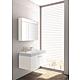 Bathroom furniture set ENISAR series MAA high-gloss white with mirrored cabinet