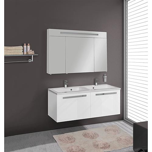 Bathroom furniture set EBLI series MAB high-gloss white