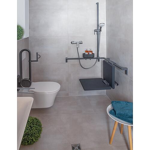 Cavere shower handrail with shower holder Anwendung 2