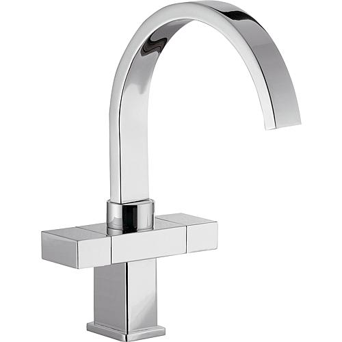 Skyline washbasin mixer tap, swivel-mounted