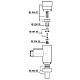 Spare parts for urinal pressure flusher, type 688 VIVA Standard 2