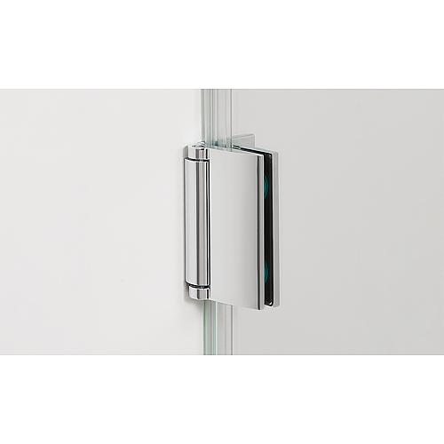 Farfalla bath shower screen, 1 glass rotating element Anwendung 2