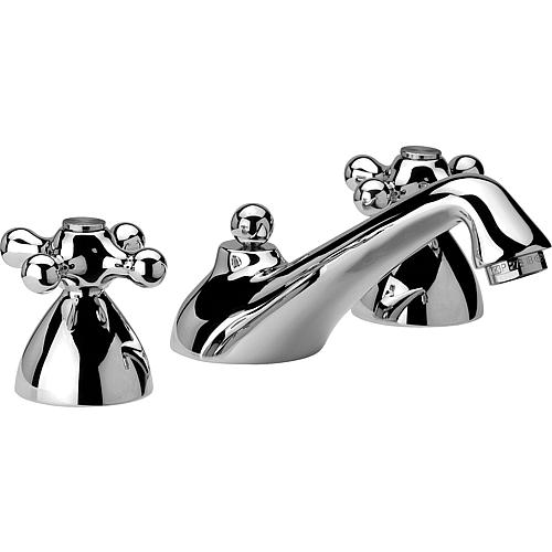 Retro 3-hole washbasin mixer Standard 1