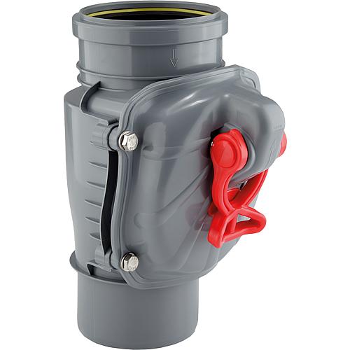 Backflow seal DN 110 for vertical mounting Standard 1
