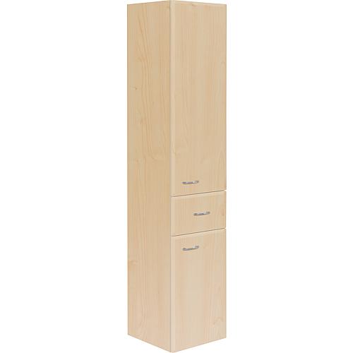 Upright cabinet Etana, 2 revolving doors and 1 front drawer Standard 3