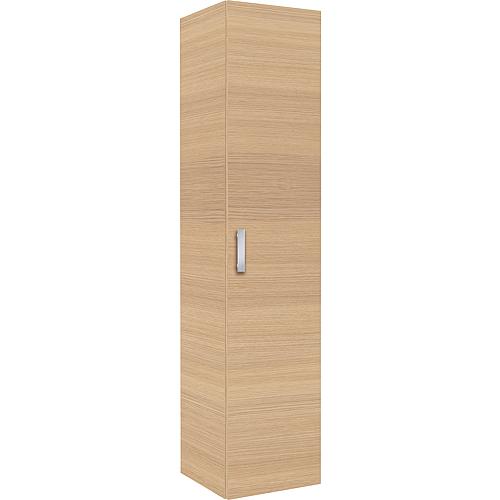 Tall Cabinet Series Mab 1 Door Light Oak Right Stop 350x1585x370 Mm