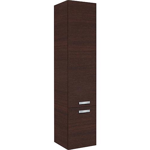 Tall Cabinet Series Mab 2 Doors Dark Oak Left Stop 350x1585x370 Mm