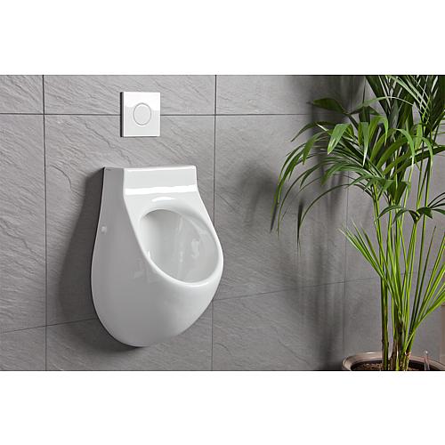 Urinal-Betätigungsplatten mit Handauslösung (pneumatisch) Typ 01 Anwendung 6