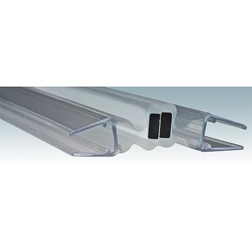 Magnetic profile A for glass-glass I door-door flexible angle (can be used up to 90°) Standard 2