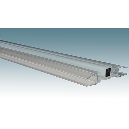Magnetic profile A for glass-glass I door-door flexible angle (can be used up to 90°) Standard 1