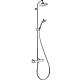 Brause-System Croma Showerpipe 160 1jet, mit Thermostat Standard 1