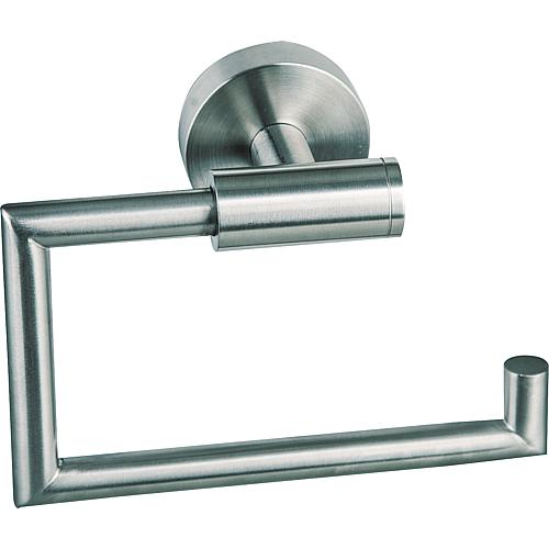 Toilet roll holder Axial, without cover, matt stainless steel