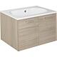 Washbasin base cabinet Eni with washbasin made of cast mineral composite, 600 mm width Standard 3