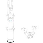 Conversion kit from pneumatic or 1-volume to 2-volumes 2003-2014