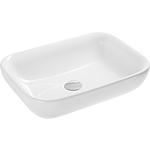 Happy Hour surface-mounted washbasin, rounded edges