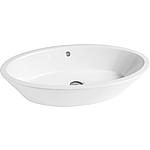 Happy Hour surface-mounted washbasin, oval
