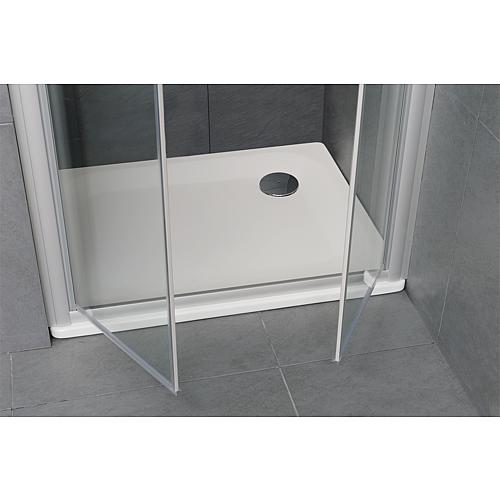 Shower tray Edura, rectangular, ultra flat Anwendung 2