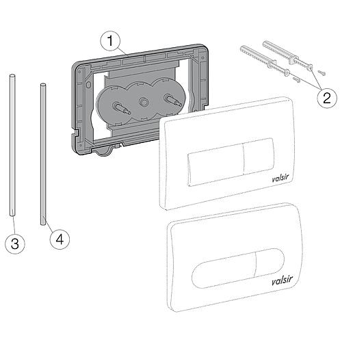 Evolut push plate Standard 1