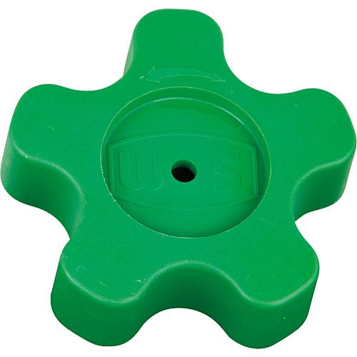 WS green handwheel, made of polyamide Standard 1