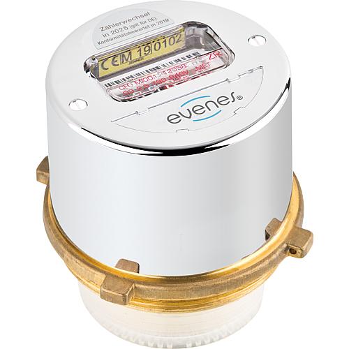 Compteur d'eau Evenes filetage M64x2 eau chaude 90°C