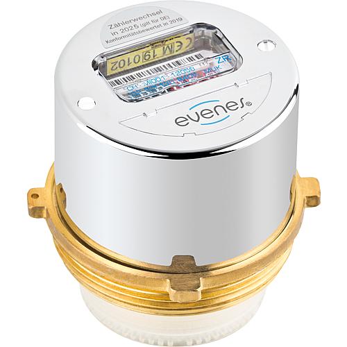 Evenes Minomuk measuring capsule water meter, thread G 2 1/4” Standard 1