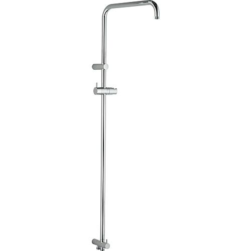 Round shower rod system with shower holder and diverter Standard 1