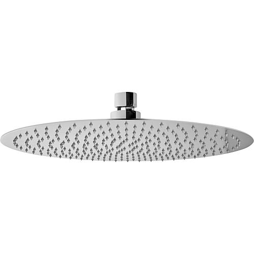 Tete de douche inox brossé ronde, Ø 250x2 mm